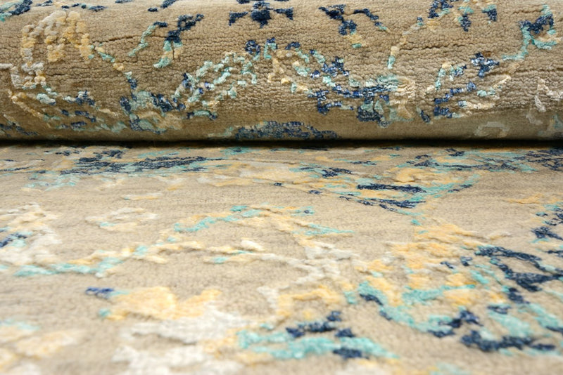 Designer Rug round  - 201 x 199 cm - multicolored