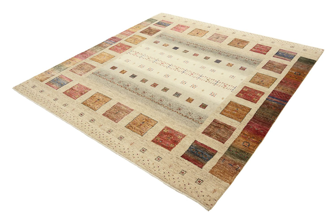 Indo Loribaft Rug 205x203cm - Wool Rug