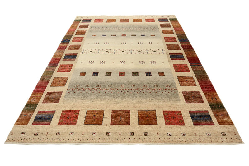 Gabbeh Rug - Loribaft Indus - 302 x 206 cm - multicolored