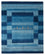 Gabbeh Rug - Loribaft Indus - 303 x 241 cm - sea blue