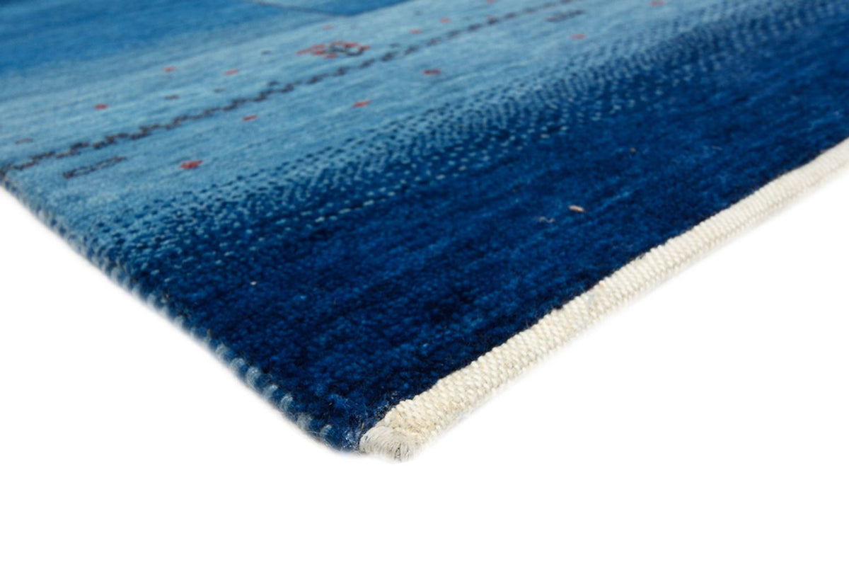 Gabbeh Rug - Loribaft Indus - 232 x 177 cm - sea blue