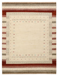 Gabbeh Rug - Loribaft Indus - 229 x 174 cm - light beige