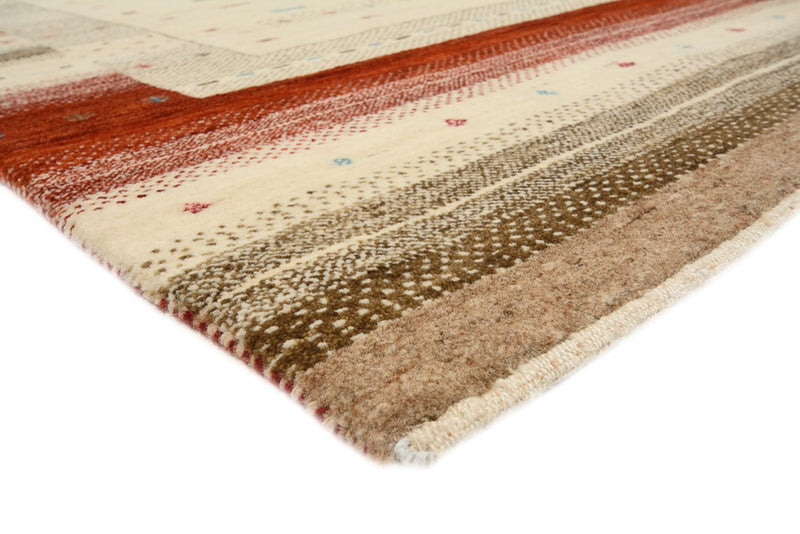 Gabbeh Rug - Loribaft Indus - 229 x 174 cm - light beige