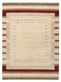 Gabbeh Rug - Loribaft Indus - 205 x 152 cm - light beige