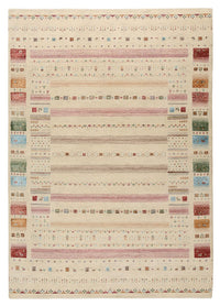 Gabbeh Rug - Loribaft Indus - 246 x 174 cm - light beige