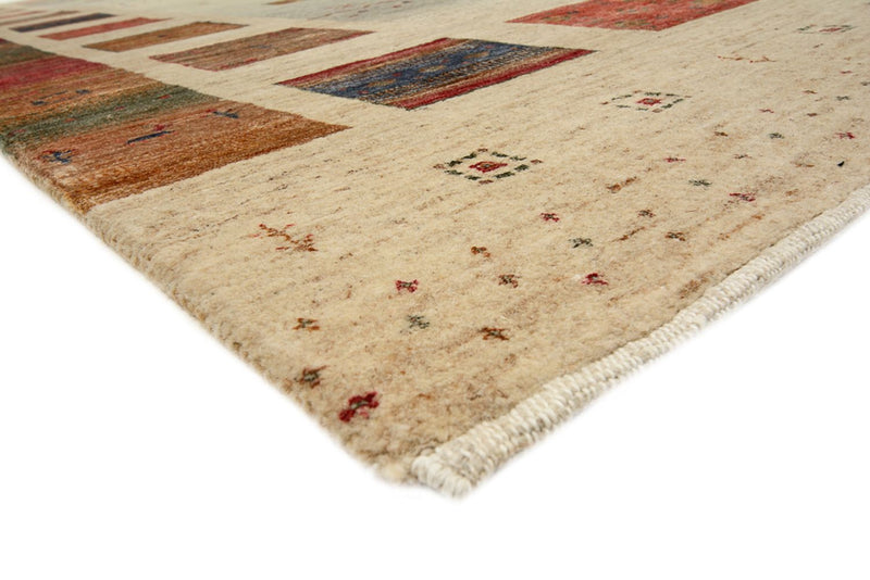 Gabbeh Rug - Loribaft Indus - 306 x 205 cm - light beige