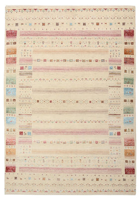 Gabbeh Rug - Loribaft Indus - 206 x 149 cm - light beige