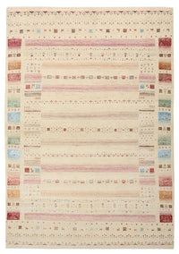 Gabbeh Rug - Loribaft Indus - 206 x 149 cm - light beige