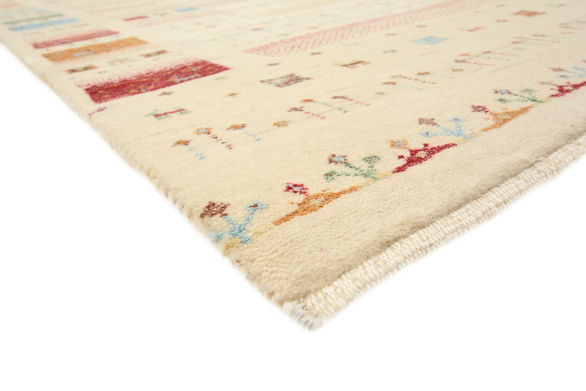 Gabbeh Rug - Loribaft Indus - 206 x 149 cm - light beige