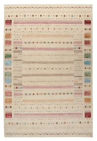 Gabbeh Rug - Loribaft Indus - 304 x 203 cm - light beige