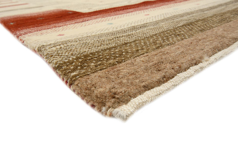 Gabbeh Rug - Loribaft Indus - 300 x 254 cm - light beige