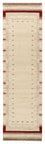 Runner Gabbeh Rug - Loribaft Indus - 298 x 83 cm - light beige