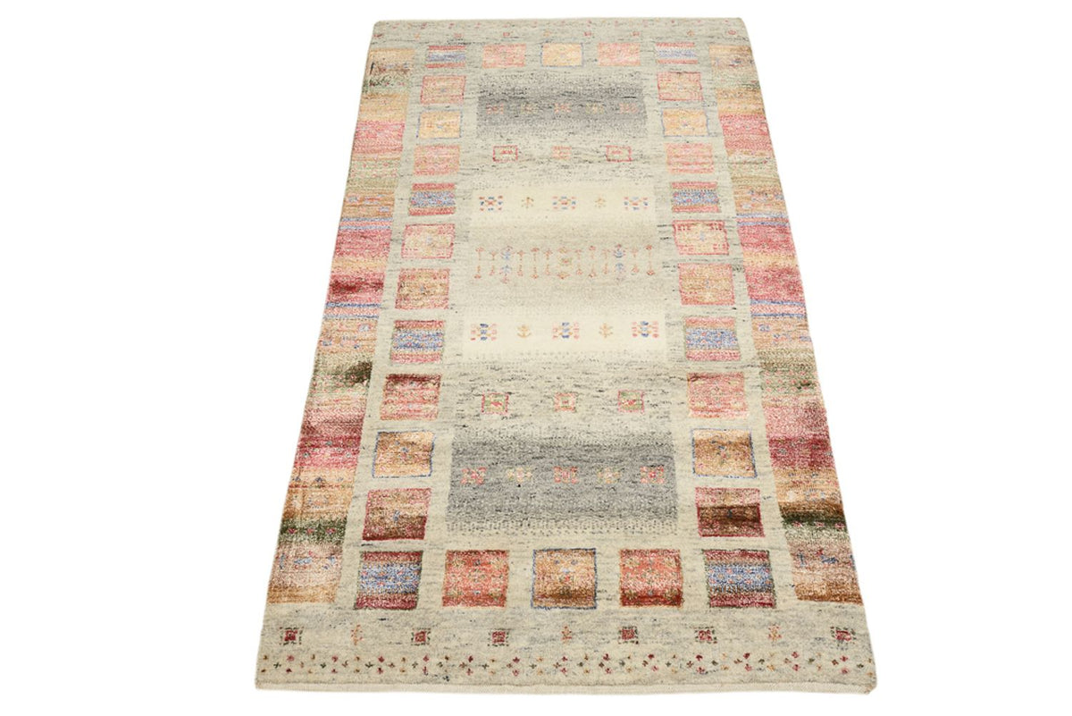Gabbeh Rug - Loribaft Indus - 142 x 76 cm - multicolored