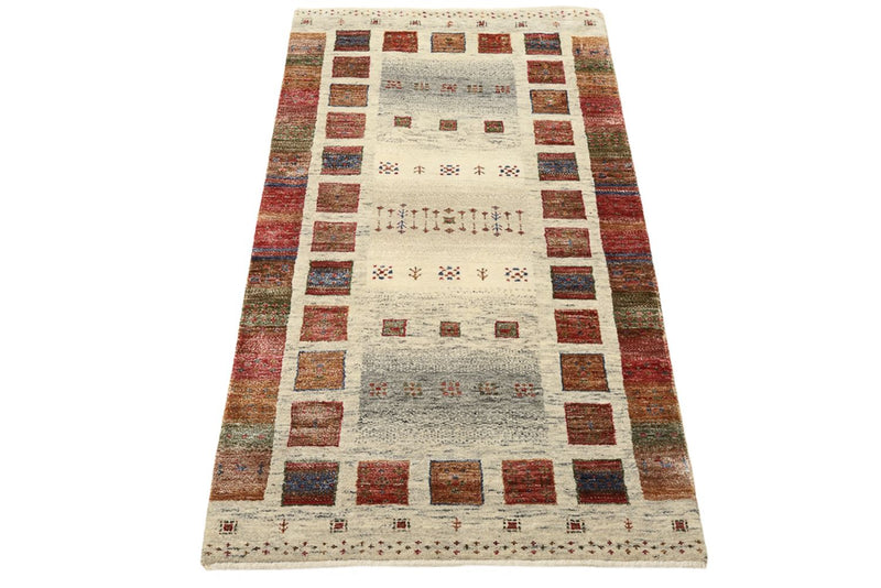 Gabbeh Rug - Loribaft Indus - 141 x 76 cm - multicolored