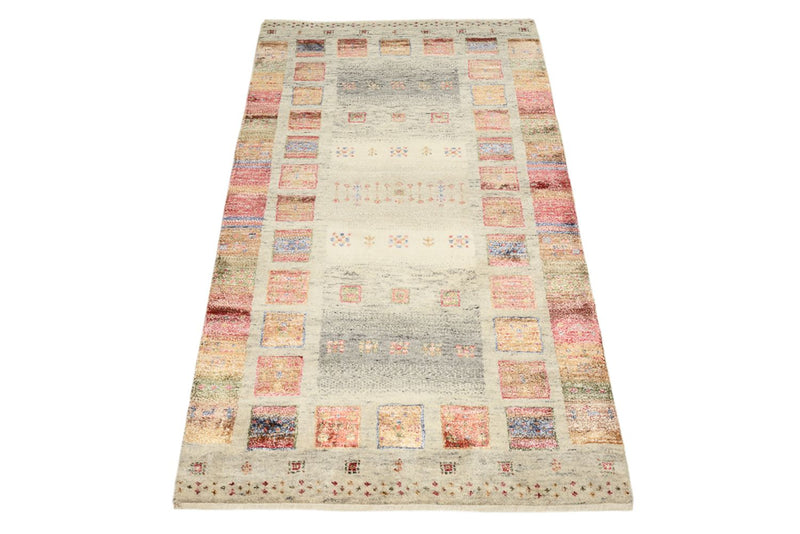 Gabbeh Rug - Loribaft Indus - 141 x 76 cm - multicolored