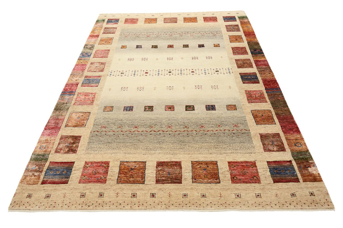 Gabbeh Rug - Loribaft Indus - 244 x 172 cm - multicolored