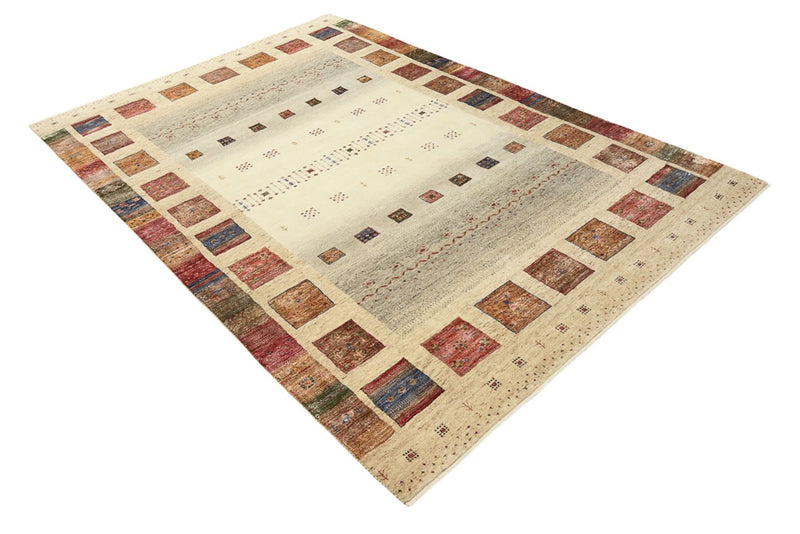 Gabbeh Rug - Loribaft Indus - 244 x 172 cm - multicolored