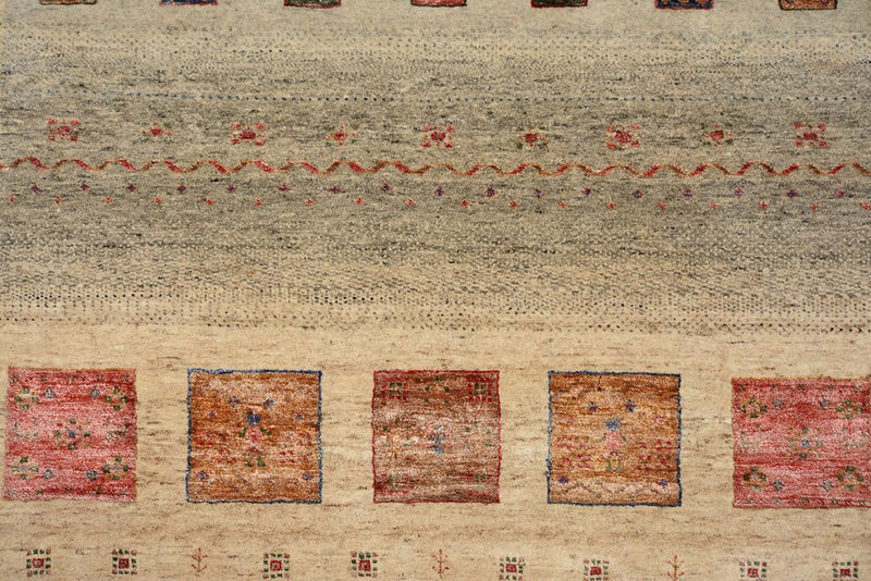 Gabbeh Rug - Loribaft Indus - 244 x 172 cm - multicolored