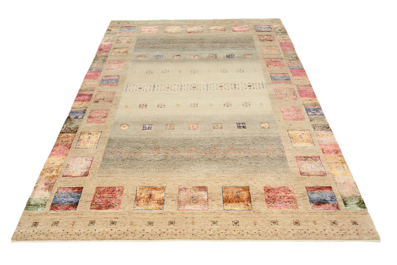 Gabbeh Rug - Loribaft Indus - 244 x 172 cm - multicolored