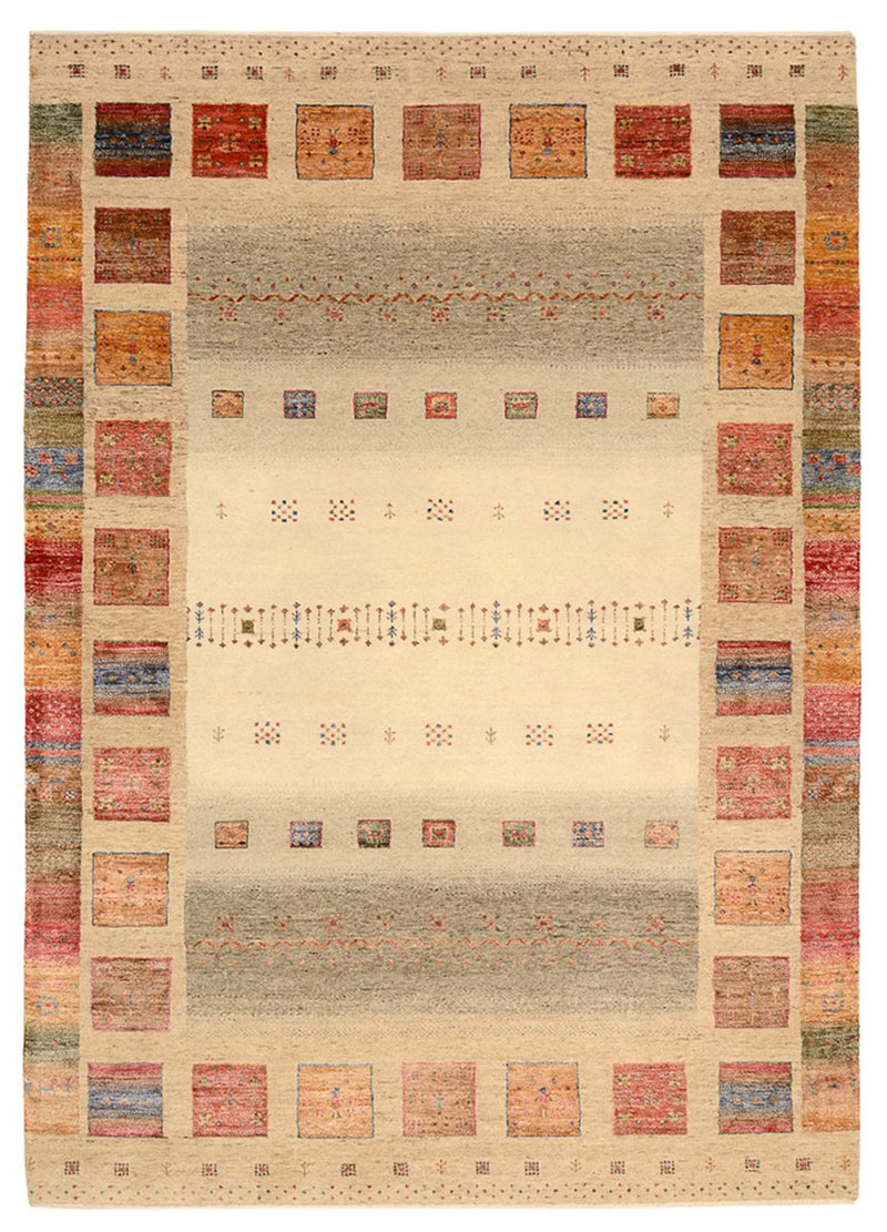 Gabbeh Rug - Loribaft Indus - 244 x 175 cm - multicolored