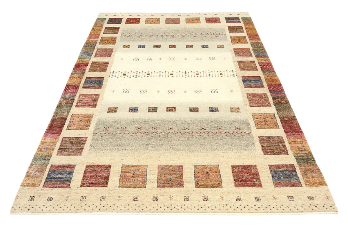 Gabbeh Rug - Loribaft Indus - 244 x 175 cm - multicolored