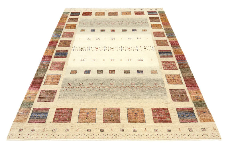 Gabbeh Rug - Loribaft Indus - 244 x 175 cm - multicolored