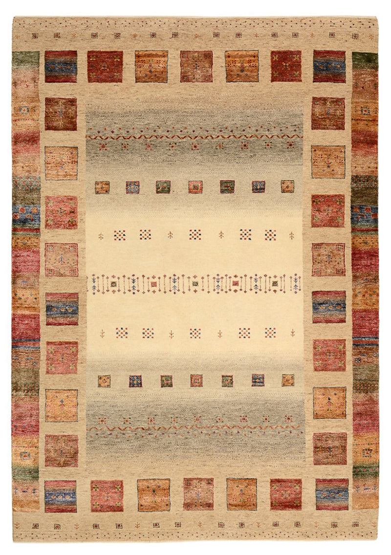 Gabbeh Rug - Loribaft Indus - 242 x 168 cm - multicolored