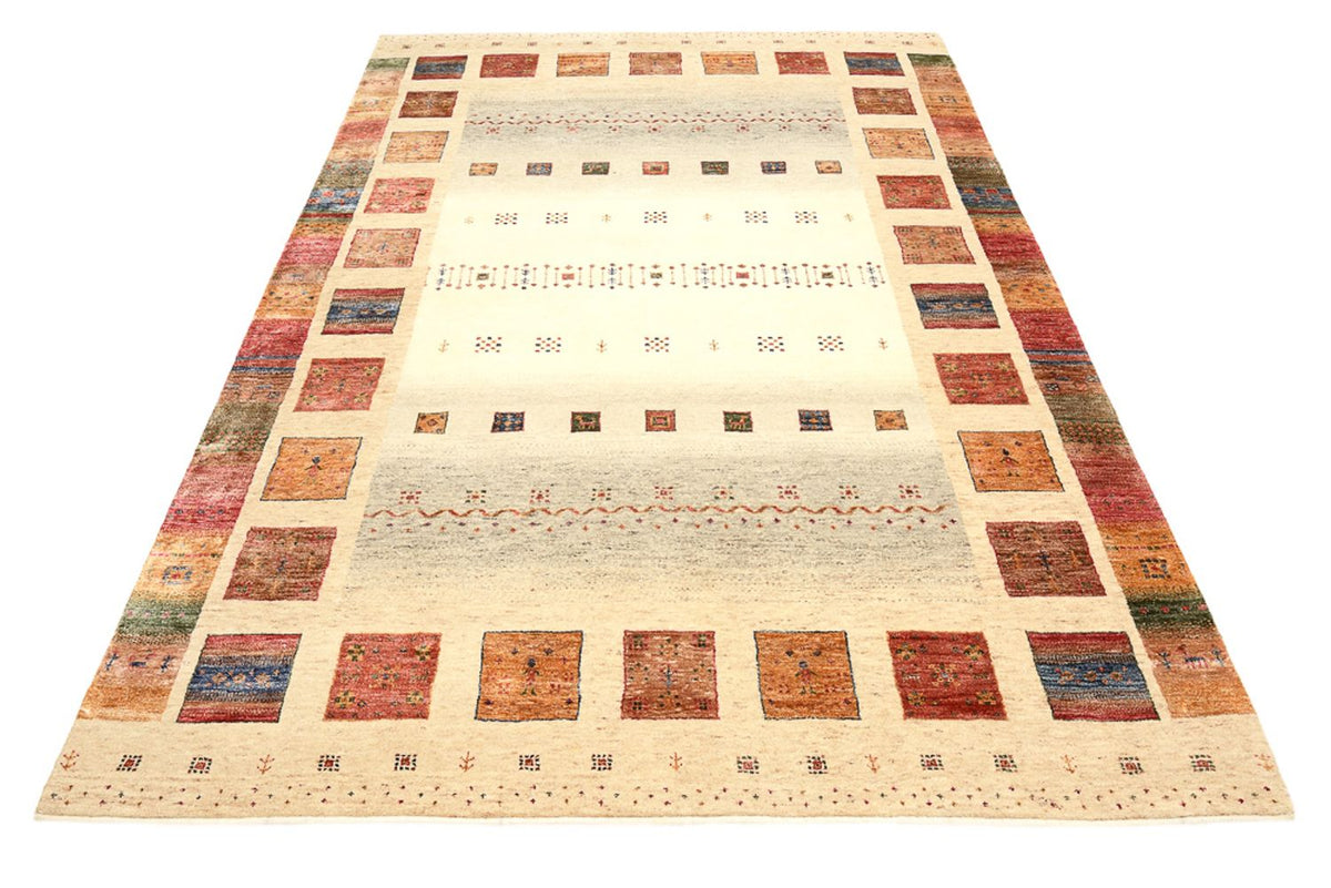 Gabbeh Rug - Loribaft Indus - 242 x 168 cm - multicolored