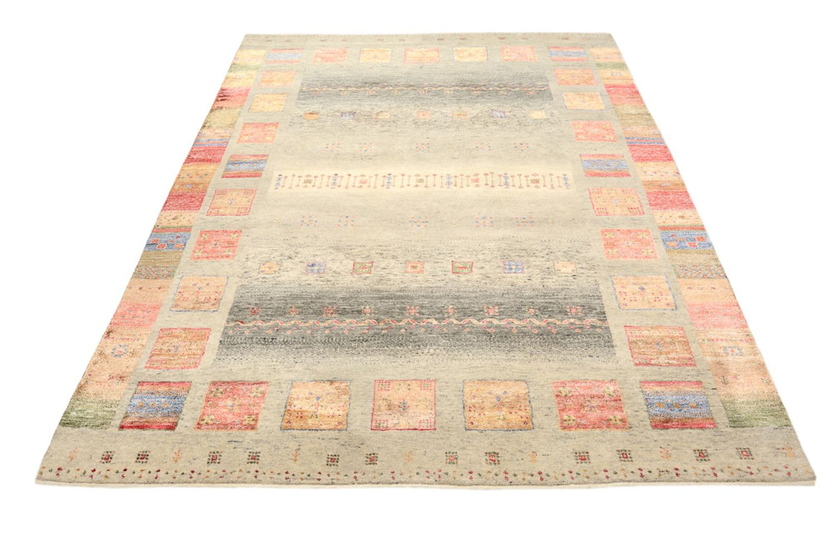 Gabbeh Rug - Loribaft Indus - 241 x 176 cm - multicolored