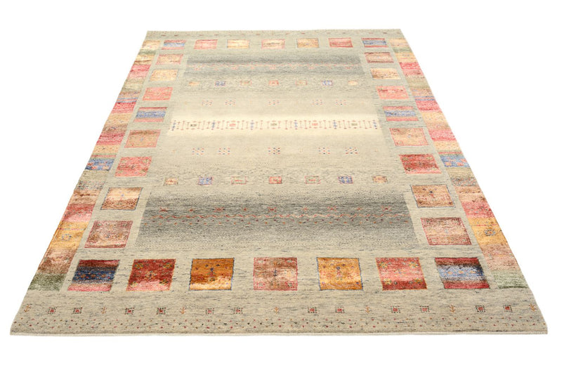 Gabbeh Rug - Loribaft Indus - 239 x 174 cm - multicolored