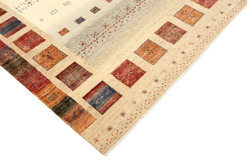 Gabbeh Teppich - Loribaft Indus - 204 x 156 cm - mehrfarbig