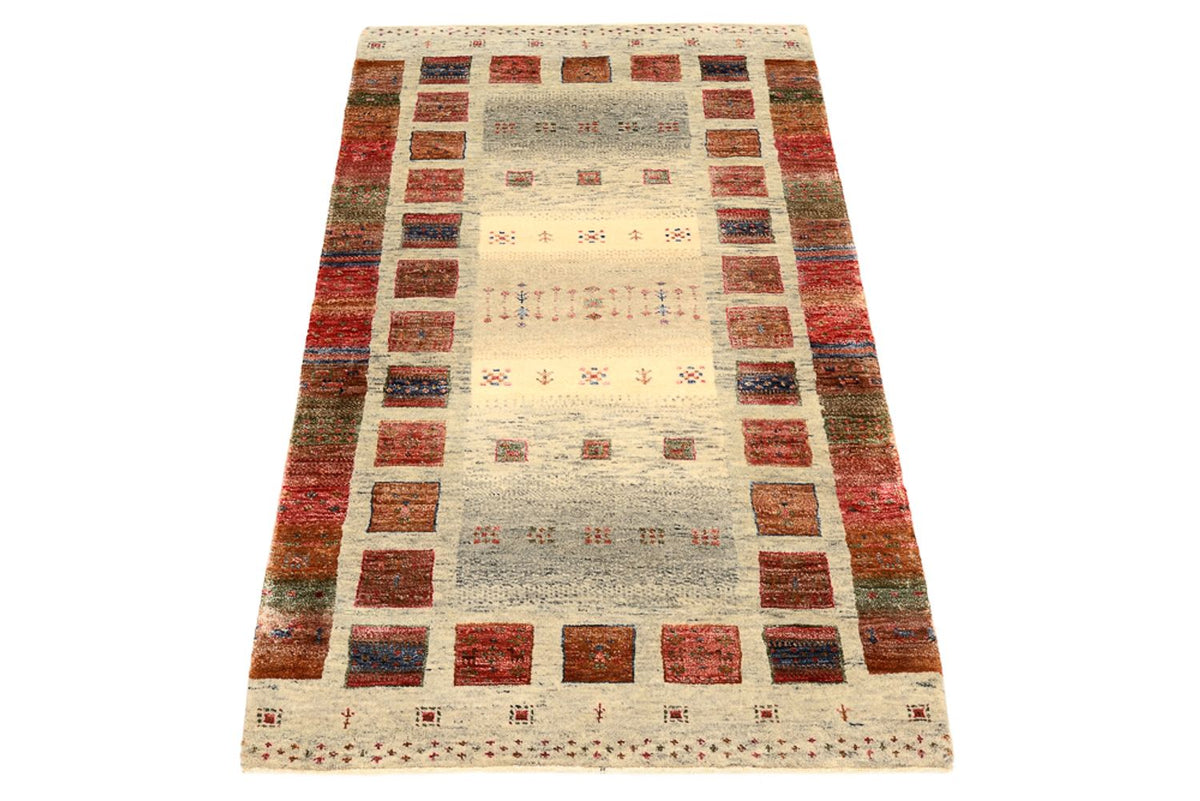 Gabbeh Rug - Loribaft Indus - 139 x 76 cm - multicolored