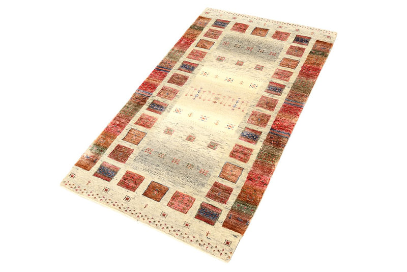 Gabbeh Rug - Loribaft Indus - 139 x 76 cm - multicolored