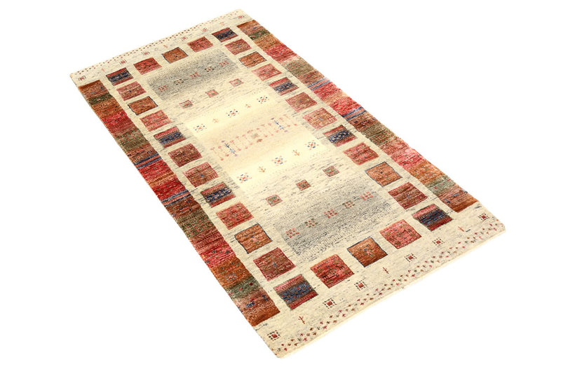 Gabbeh Rug - Loribaft Indus - 139 x 76 cm - multicolored