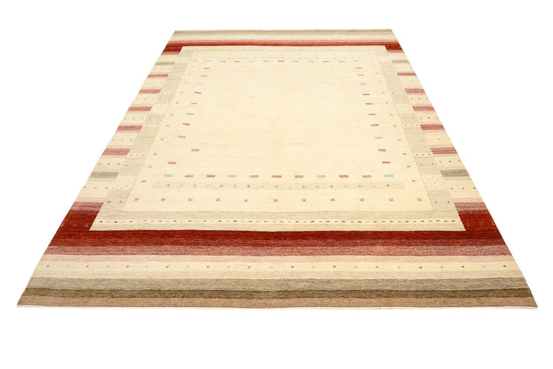 Gabbeh Rug - Loribaft Indus - 342 x 254 cm - light beige