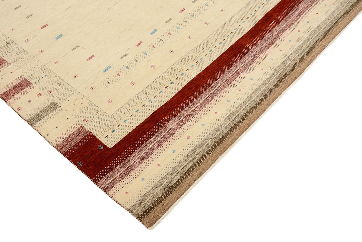 Gabbeh Rug - Loribaft Indus - 238 x 174 cm - light beige