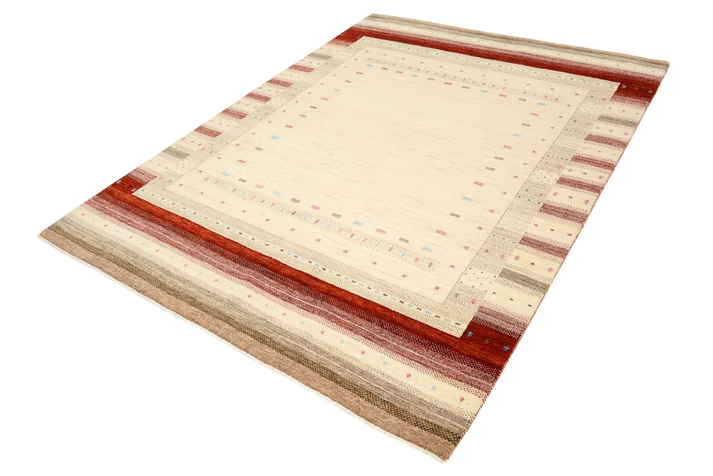 Indo Loribaft Teppich 240x175cm - Wollteppich