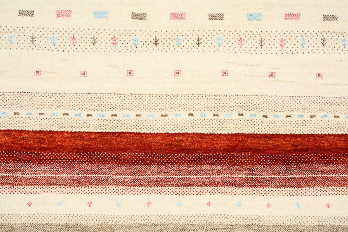 Gabbeh Rug - Loribaft Indus - 240 x 175 cm - light beige