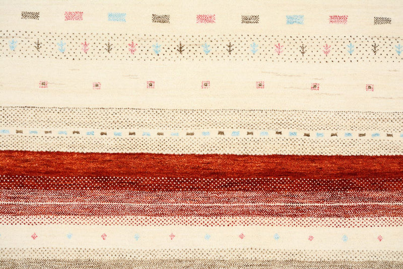Gabbeh Rug - Loribaft Indus - 240 x 175 cm - light beige
