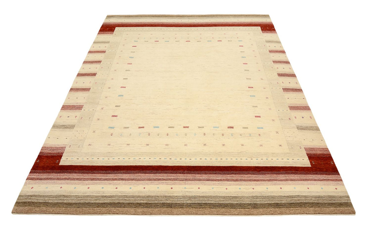 Gabbeh Rug - Loribaft Indus - 319 x 251 cm - light beige