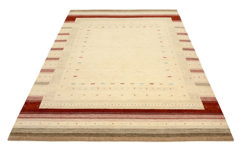 Gabbeh Rug - Loribaft Indus - 319 x 251 cm - light beige