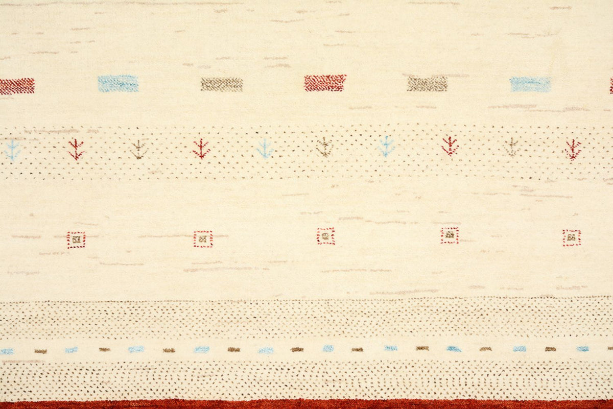 Gabbeh Rug - Loribaft Indus - 319 x 251 cm - light beige