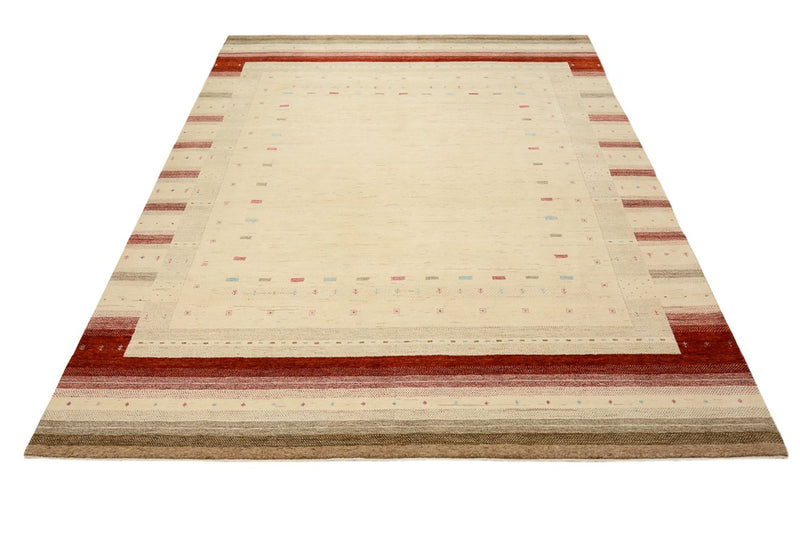 Gabbeh Rug - Loribaft Indus - 319 x 251 cm - light beige
