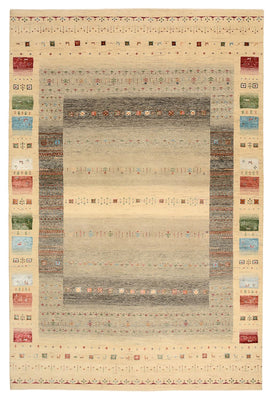Gabbeh Rug - Loribaft Indus - 304 x 201 cm - multicolored