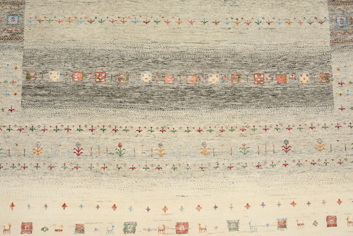 Gabbeh Rug - Loribaft Indus - 304 x 201 cm - multicolored