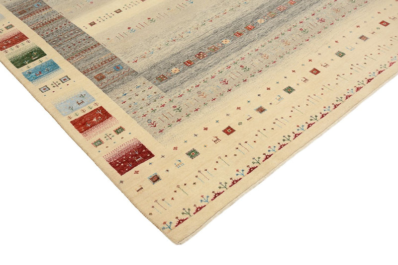 Gabbeh Rug - Loribaft Indus - 252 x 203 cm - multicolored