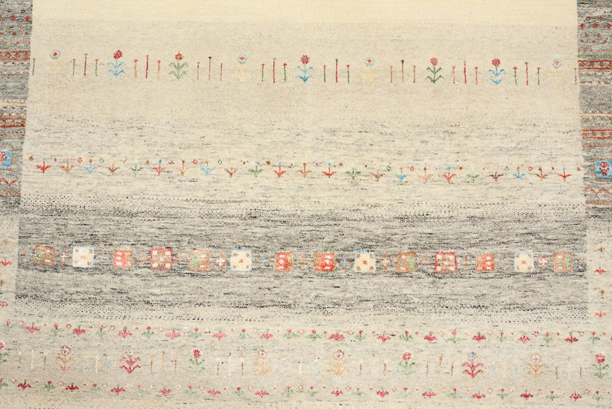 Gabbeh Rug - Loribaft Indus - 252 x 203 cm - multicolored