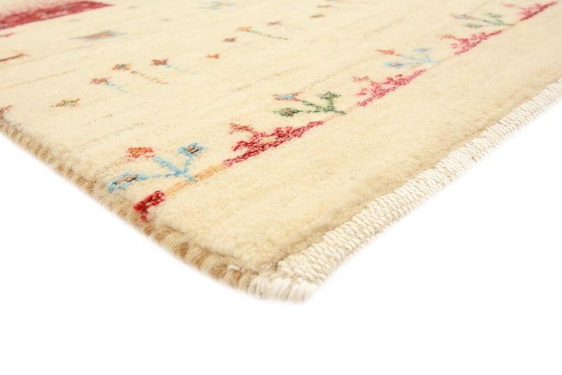 Gabbeh Rug - Loribaft Indus - 241 x 172 cm - dark beige