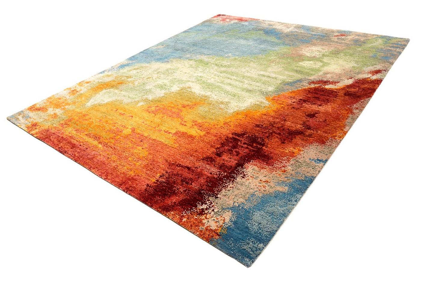 Designer Teppich - 303 x 244 cm - mehrfarbig