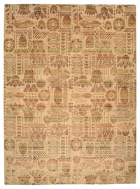 Designer Rug - 366 x 271 cm - dark beige